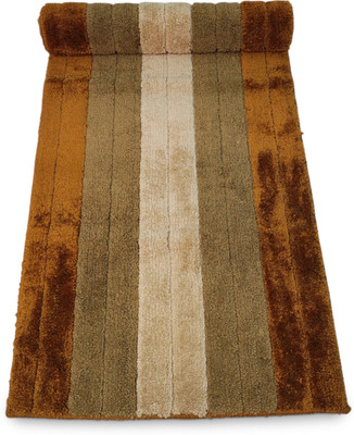 Aakriva Collection Beige, Gold Polyester Runner(60.96 cm,  X 152.4 cm, Rectangle)