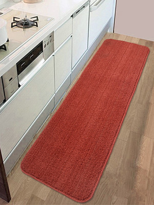 Saral Home Maroon Polyester Runner(43 cm,  X 120 cm, Rectangle)