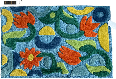 PEQURA Multicolor Wool Carpet(3 ft,  X 2 ft, Rectangle)