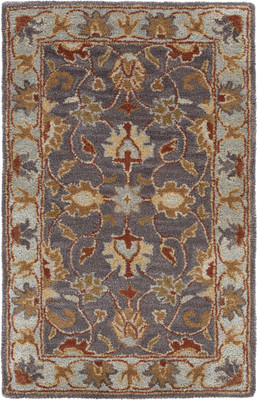 Surya Living Multicolor Wool Carpet(2 ft,  X 3 ft, Rectangle)