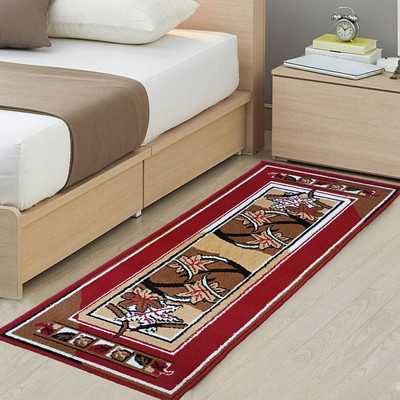Alina International 50 cm  X 150 cm Acrylic Carpet(Rectangle, Multicolor)