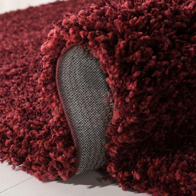 Acarpet Red Polyester Runner(2 ft,  X 6 ft, Rectangle)