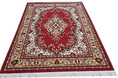 IP FASHION 210 cm  X 300 cm Polyester Carpet(Rectangle, Red)