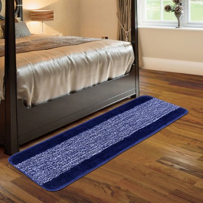MAA HOME CONCEPT Blue Polyester, Cotton Runner(1 ft,  X 4 ft, Rectangle)