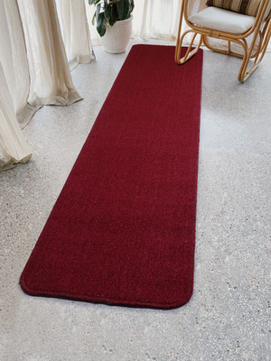 Saral Home Maroon Polyester Runner(43 cm,  X 180 cm, Rectangle)