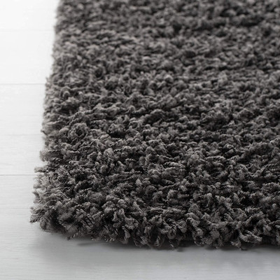 HR CARPET Grey Polyester Carpet(2 ft.,  X 4 ft., Rectangle)