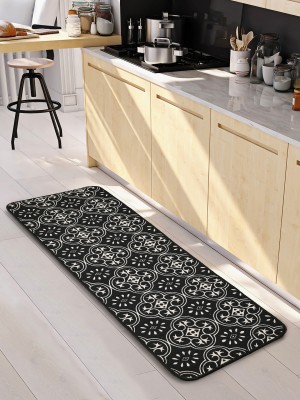 Saral Home Black Cotton Runner(1 ft,  X 4 ft, Rectangle)