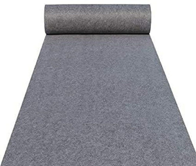 Shanno Collection Grey Nylon Carpet(152 cm,  X 610 cm, Rectangle)