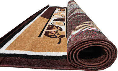 ALAMRUGS 145 cm  X 200 cm Synthetic Carpet(Rectangle, Brown)