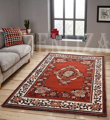 AyanCarpets Multicolor Acrylic, Polypropylene Carpet(5 cm,  X 7 cm, Rectangle)