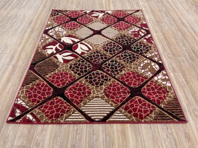 Shag Weaving Multicolor Wool Carpet(90 cm,  X 150 cm, Rectangle)