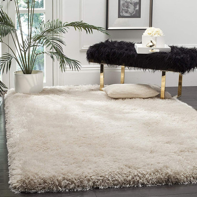 Shag Weaving Multicolor Polyester Carpet(90 cm,  X 150 cm, Rectangle)