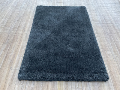 Shag Weaving Carpet Grey Polyester Carpet(120 cm,  X 180 cm, Rectangle)
