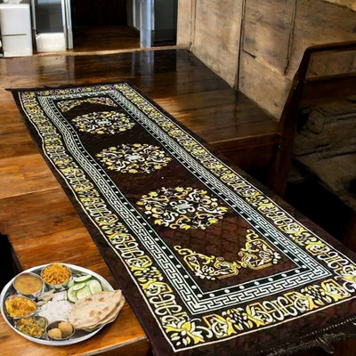 YOURUG Brown Chenille Carpet(2 cm,  X 6.2 cm, Rectangle)