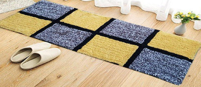 RRcrafts 2 cm  X 4 cm Cotton Runner(Rectangle, Multicolor)