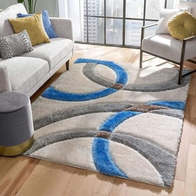 shopgallery Multicolor Polyester Carpet(92 cm,  X 153 cm, Rectangle)