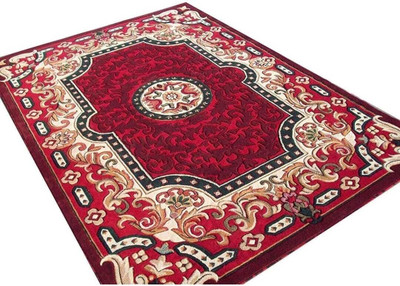 Samjeeda Handloom carpets Multicolor Silk Carpet(180 cm,  X 240 cm, Rectangle)