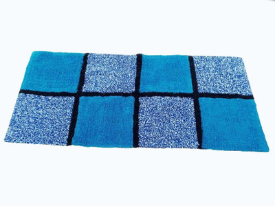 RRcrafts 2 cm  X 4 cm Cotton Runner(Rectangle, Multicolor)