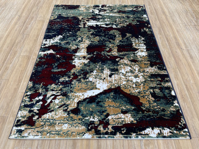 Shag Weaving Maroon Viscose Carpet(60 cm,  X 180 cm, Rectangle)