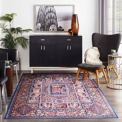 STATUS Multicolor Velvet Carpet(90 cm,  X 150 cm, Rectangle)