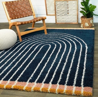 RM Handloom Multicolor Polyester Carpet(121.92 cm,  X 182.88 cm, Rectangle)