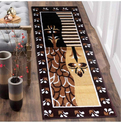 AyanCarpets Brown Polypropylene Carpet(2 cm,  X 5 cm, Rectangle)