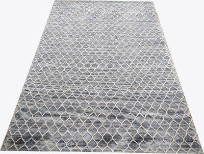 Prashia Collection Blue Wool Carpet(160 cm,  X 230 cm, Rectangle)