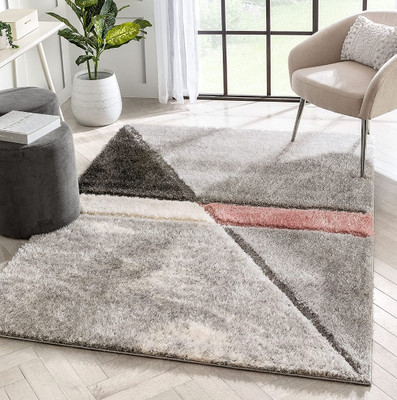 SPA Furnishing Multicolor Polyester Carpet(152.4 cm,  X 213.36 cm, Rectangle)