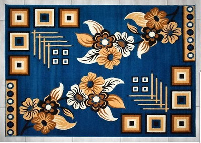SANA CARPET T Multicolor Acrylic Area Rug(5 ft,  X 7 ft, Rectangle)