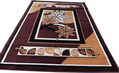 Samjeeda Handloom carpets Multicolor Acrylic Carpet(5 cm,  X 7 cm, Rectangle)