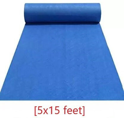 AyanCarpets Blue Synthetic Carpet(152 cm,  X 457 cm, Rectangle)