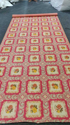 Acarpet Red, Yellow Nylon Carpet(5 cm,  X 10 cm, Rectangle)