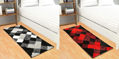 MY HOME 60.96 cm  X 152.2 cm Polyester Carpet(Rectangle, Multicolor)