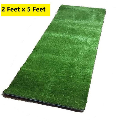 CHETANYA LOOMTEX Green Polypropylene Carpet(2 ft,  X 5 ft, Rectangle)