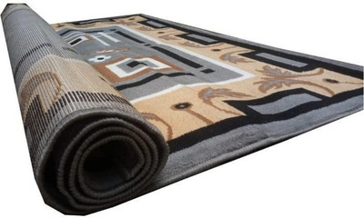 IP FASHION 180 cm  X 243 cm Polyester Carpet(Rectangle, Grey)