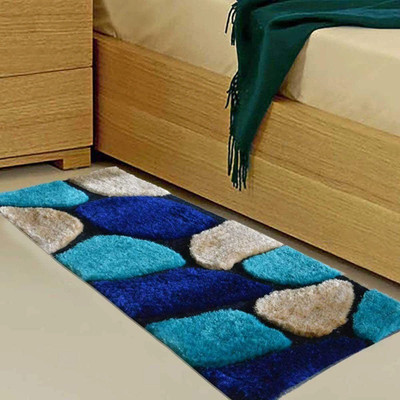 SPA Furnishing 3 cm  X 2 cm Polypropylene Carpet(Rectangle, Multicolor)