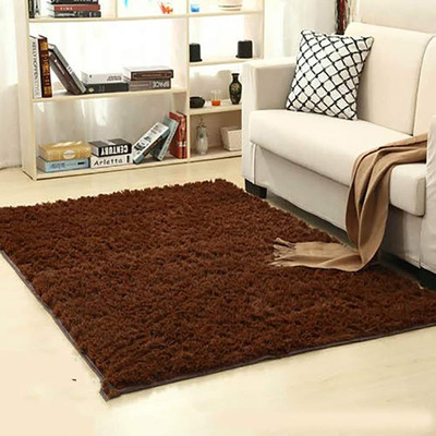 shivay creations Brown Polypropylene Carpet(91.4 cm,  X 152.4 cm, Rectangle)