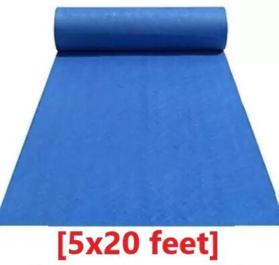 AyanCarpets Blue Synthetic Carpet(152 cm,  X 609 cm, Rectangle)