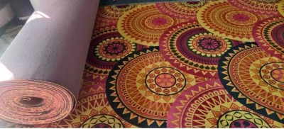 Samjeeda Handloom carpets Red Synthetic Carpet(150 cm,  X 4500 cm, Rectangle)