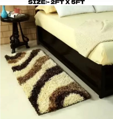 SR Handloom Multicolor Polyester Runner(2 ft,  X 5 ft, Rectangle)