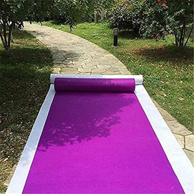 ADIB CARPET 150 cm  X 2250 cm Nylon Carpet(Rectangle, Purple)