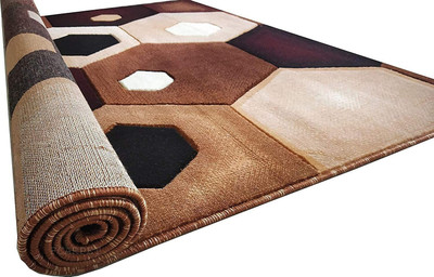 AfCarpets Multicolor Silk Carpet(5 cm,  X 7 cm, Rectangle)