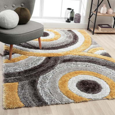 RM Handloom Multicolor Polyester Carpet(91.44 cm,  X 152.4 cm, Rectangle)