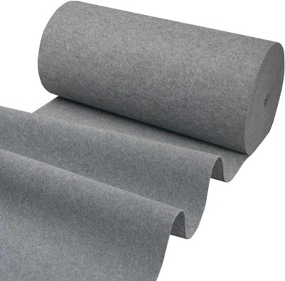Ra handloom carpet Grey Synthetic Carpet(152 cm,  X 2132 cm, Rectangle)