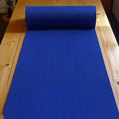 VSTUCART Blue Acrylic Carpet(61 cm,  X 152 cm, Rectangle)