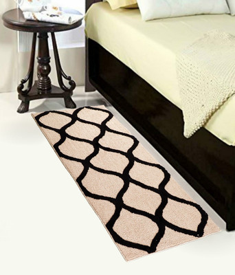 Woolpik Beige Polyester Carpet(2 cm,  X 6 cm, Rectangle)
