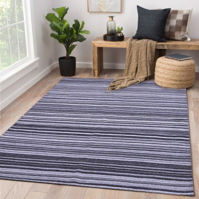 PEQURA Multicolor Wool Area Rug(5 ft,  X 7 ft, Abstract)