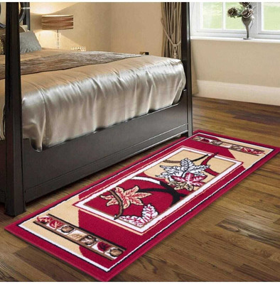 Acarpet Red Polypropylene Carpet(2 cm,  X 5 cm, Rectangle)