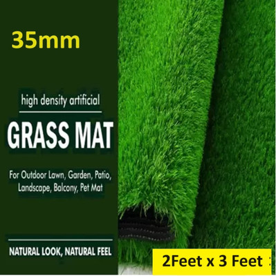 CHETANYA LOOMTEX Green Polypropylene Carpet(60 cm,  X 90 cm, Rectangle)
