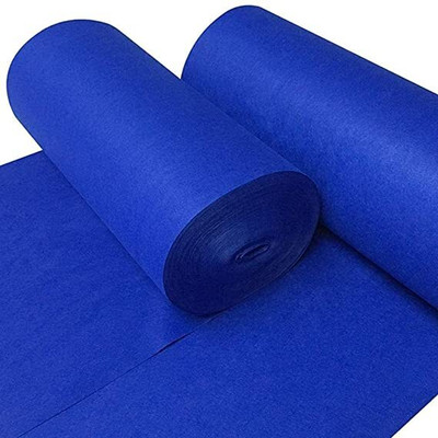 Ahamad Blue Acrylic Carpet(3 ft,  X 5 ft, Rectangle)